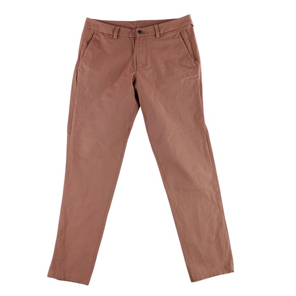 Lululemon Other - Lululemon Commission Slim Pant 34 Earth Dye Clay Cotton Blend ABC Pants LM5ACOS